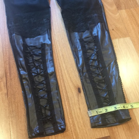 Sexy Lace bandage lace up gothex leggings - Picture 7 of 8